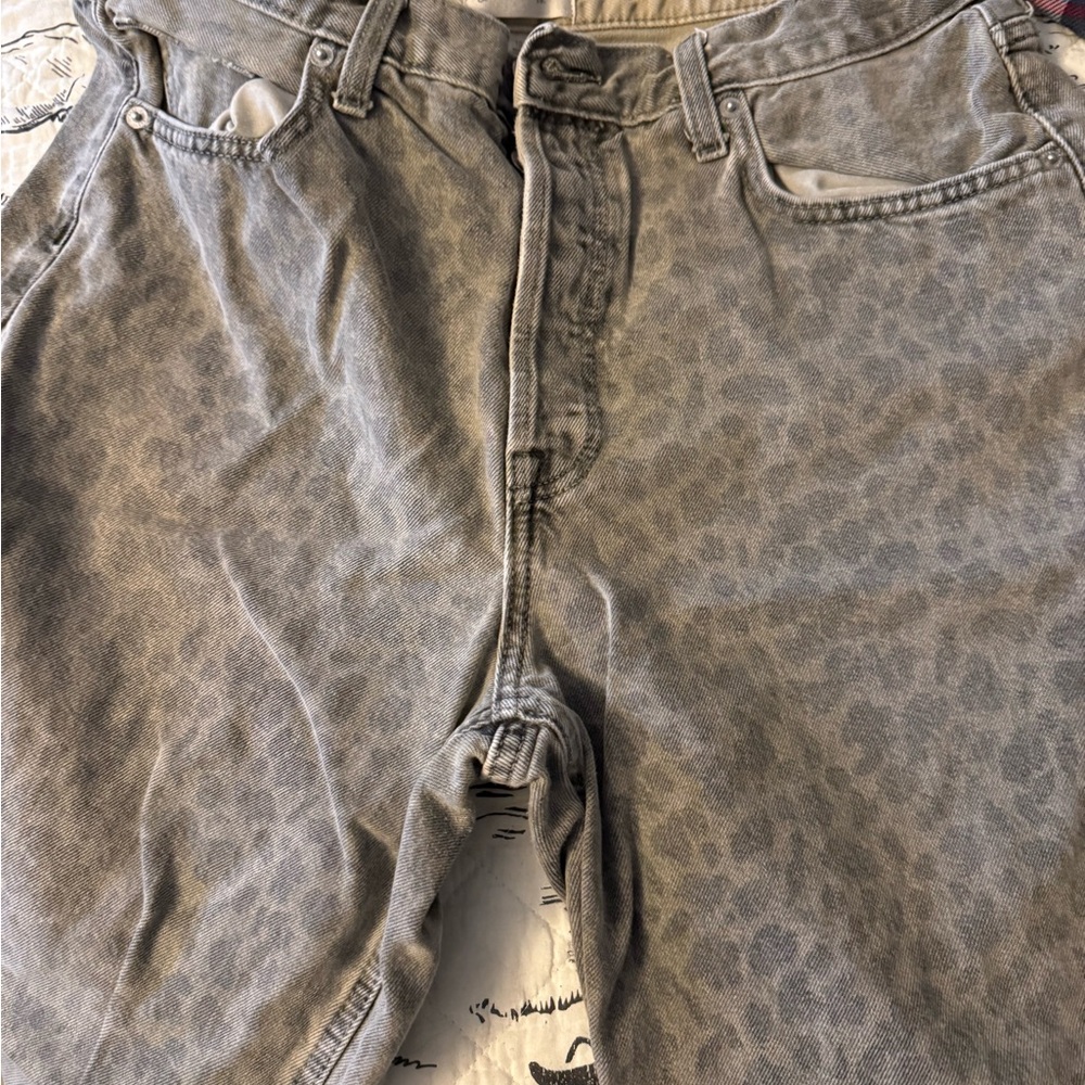 Universal Thread Leopard wide leg jeans